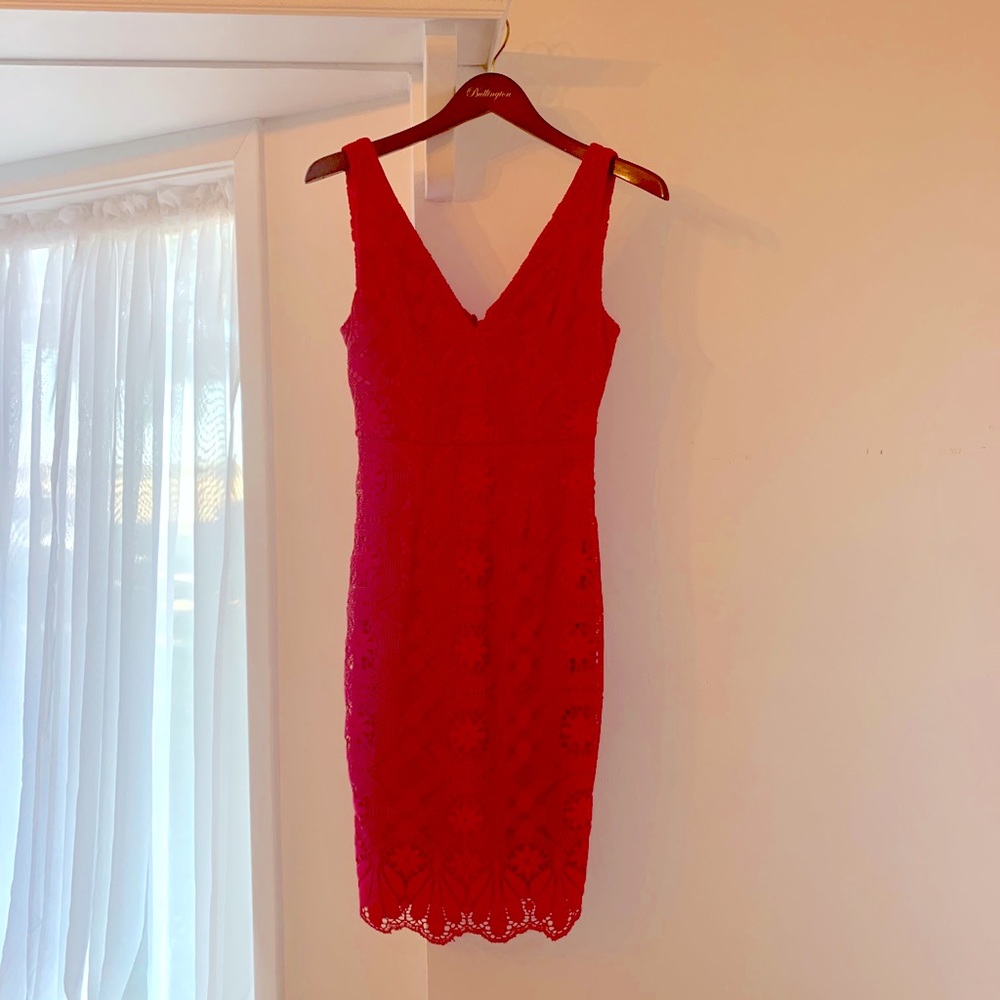 Red dress
